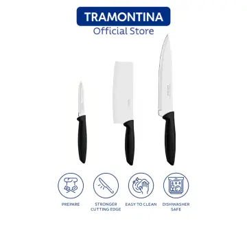 Tramontina Plenus Knife Set With Stainless Steel Blades Black