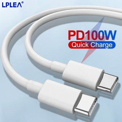 [HOT RUXMMMLHJ 566] 100W PD USB-C USB ประเภท C สายเคเบิลหลอดไฟที่ชาร์จเร็วสำหรับ Apple Samsung Huawei P30 Xiaomi ข้อมูลอะแดปเตอร์โทรศัพท์อุปกรณ์เสริม