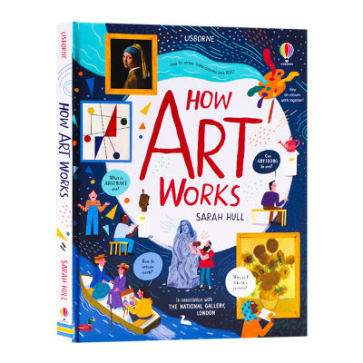 Explore art creation English original Usborne how art works how art tells stories Usborne childrens art enlightenment popular science picture book English original English book