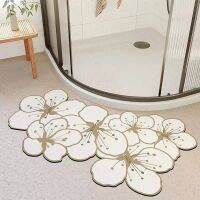 【YF】☞◄  Super Absorbent Floral Drying Floor Rug Non-slip Entrance Doormat Nappa Toilet