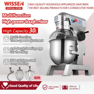 Dough Mixing Machine Commercial 10KG 15KG Dough Kneading Machine Automatic  Mixer Multi-functional Egg Beater