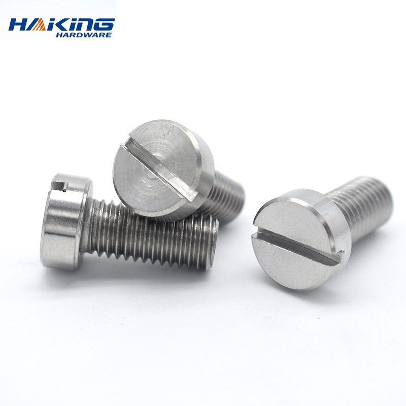 M2.5 SLOTTED CHEESE HEAD MACHINE SCREWS A2-70 STAINLESS STEEL SLOT SCREW BOLT 