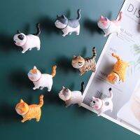 Creative Cat Refrigerator 3d Cartoon Cat Magnet Cute Magnetic Stickers Message Stickers Cute Cats Home Decore