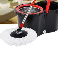 【TIMIN Home Tools】 เปลี่ยนใหม่360หัวหมุน Easy Magic Microfiber Spinning Floor Mop Broom Cleaning Floor House Home Tools