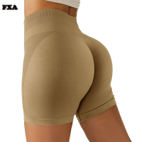 FAX LADIES Fitness Shorts High Waist Yoga Shorts Seamless Leggings Sports Tights