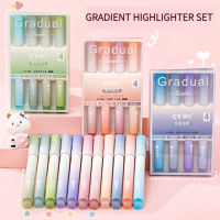 4Pcs/set Kawaii Highlighter Pens Cute DIY Spot Liner Marker Drawing Painting Markers Japan Stationery School Office Supplies-Yuerek