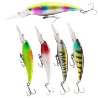 【YD】 5pcs/bag floating lure hard bait 9cm 7g minow deep diver