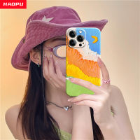 HAOPU เคสครอบโทรศัพท์ใหม่สำหรับ iPhone SAMSUNG XiAOMi OPPO ViVO Creative ลายภาพสีน้ำมันบนผืนผ้าใบ