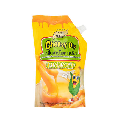 สินค้ามาใหม่! เพียวฟู้ดส์ ชีสดิป รสข้าวโพดและชีส 920 กรัม Pure Foods Cheesy Dip Corn and Cheese Flavored 920g ล็อตใหม่มาล่าสุด สินค้าสด มีเก็บเงินปลายทาง