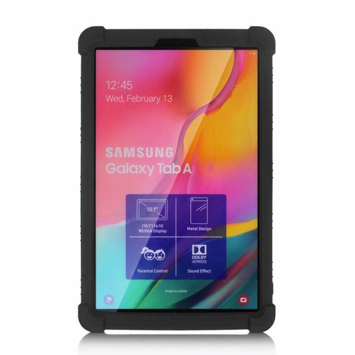 ยางทำจากซิลิคอน-เคส-for-ซัมซุง-samsung-galaxy-tab-a-10-1-2019-อ่อน-หุ้ม-sm-t510-sm-t515-ฝาครอบป้องกัน-เคสกันกระแทก