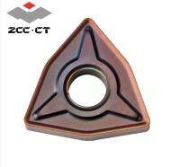 เม็ดมีดแท้ Inserts ZCC  WNMG080404-EM YBG205 กลึงงาน Stainless