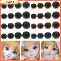 FLYING 10pcs/5pairs 9/12/14/16 มม. พลาสติก เครื่องประดับสัตว์หมี กลิตเตอร์คริสตัลอาย งานฝีมือตา ตุ๊กตา DIY เครื่องมือ หุ่นเชิดคริสตัลอาย