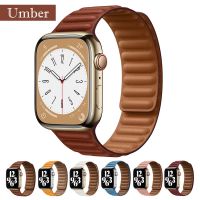 [HOT EWSGWJKKAI HOT] ลิงค์หนังสำหรับ Apple Watch Band 8 /Ultra 49มม. 44มม. 40มม. 41มม. 45มม. 42มม. 38มม. Correa Apple Watch Series 7 6 5 4 3 2022 Se สาย