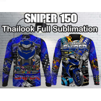 Sublimation Long Sleeve, Full Print, Thailook Design, Thailand Design,085,SNIPER,BLUE{plenty}