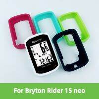 สำหรับ Bryton Rider 15 Neo กรณีจักรยานคอมพิวเตอร์ซิลิโคนครอบ Bryton15การ์ตูนยางเคส + ฟิล์ม HD