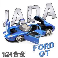 1:24 Fast And Furious Cars FORD GT Collectors Edition Simulation Metal Diecast Model Cars Kids Toys Gifts