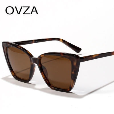 แว่นตาตาแมวแว่นกันแดดผู้หญิงแบบไล่ระดับสีโอเวอร์ไซส์คลาสสิก OVZA สำหรับผู้หญิง S2005กรอบใหญ่