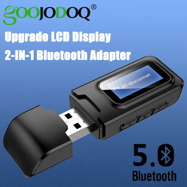 USB Bluetooth Dongle Adapter 5.0ตัวรับสัญญาณเครื่องส่งสัญญาณจอแสดงผล