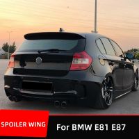 For BMW 1 Series E87 E81 Hatchback 116i 120i 118i 2004-2012 Rear Trunk Lid Roof Spoiler Wing ABS Black Carbon Car Accessories