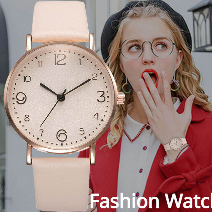 Fashion Ladies Quartz Stainless Steel Dial Casual Watch Women Girl