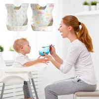 Disposable Use Baby Bib ผ้ากันเปื้อนเด็กช้างกันน้ำ การออกแบบสัตว์ที่น่าสนใจและแปลกประหลาด Baby Travel Feeding Travel Bib 20 ชิ้น Designer