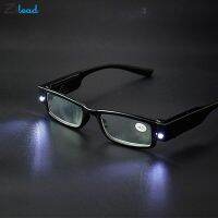 Zilead LED Lighted Reading Glasses Men Fashion Retro Lighted Presbyopia Eyewear Diopters 1 1.5 2 2.5 3 3.5 4 gafas de lectura