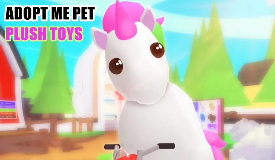 robloxing Adopt Me Pets Unicorn Legendary Pets Plush Toys Animal Jugetes  Game Peluche Action Figures Cute Stuffed Dolls