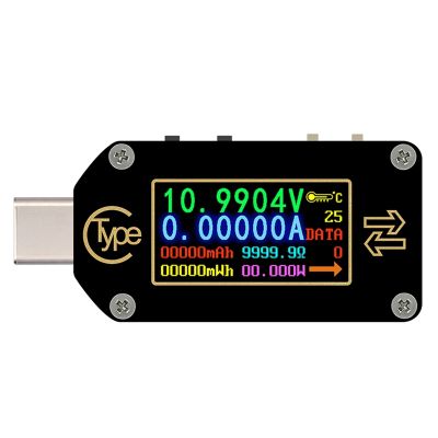 Rd Tc66 Type-C Pd Trigger USB Voltmeter Ammeter Spare Parts Voltage 2 Way Current Meter Multimeter Pd Charger Battery USB Tester1
