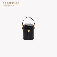 COCCINELLE  ORCHESTRA CROCO SHINY SOFT Handbag 230101 NOIR กระเป๋าถือผู้หญิง