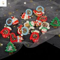 UCEPRO 10Pcs Cartoon Mini Phone Decoration Scrapbooking Craft Flexible Flat Back Cabochon Christmas Decor Embellishment