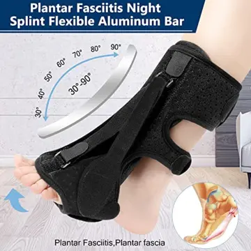 Buy Upgraded Plantar Fasciitis Night Splint , Adjustable Plantar Fasciitis  Relief Night Splint for Women & Men, Relief Brace for Plantar Fasciitis  Relief, Achilles Tendonitis and Foot Drop Online at Low Prices