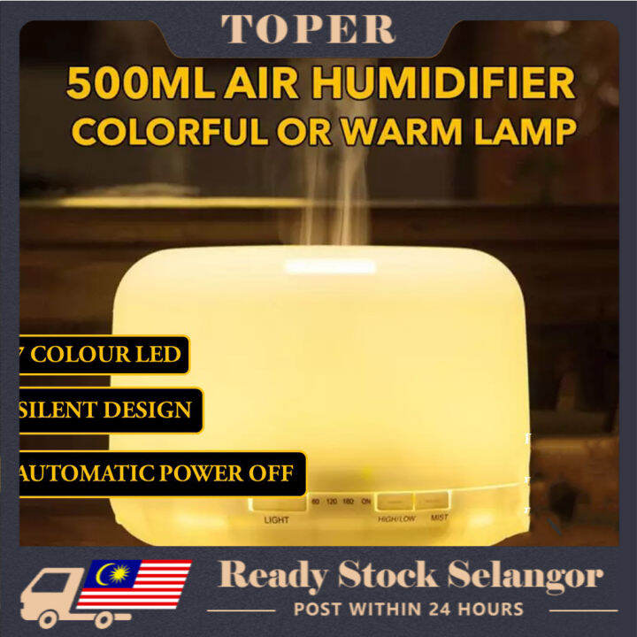 Air Humidifier 500ml Max Capacity for Room Aroma Diffuser Aromatherapy