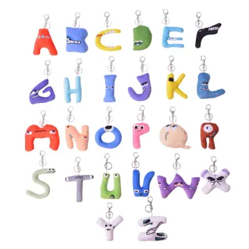 Alphabet Lore Keychains Plush toy Favors Kids Party Gift Alphabet Keychain  Gift