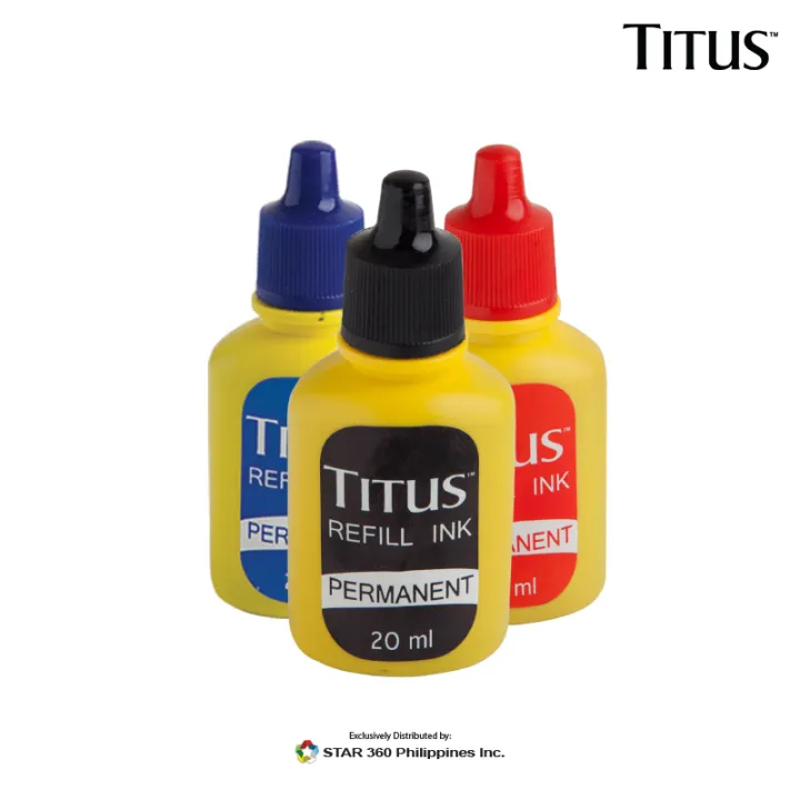 12ps Titus Permanent Marker Ink Refill Lazada PH