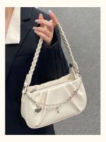 [Hot style] This years popular bags for women 2023 new pleated crossbody bag cloud high-end large capacity single shoulder armpit