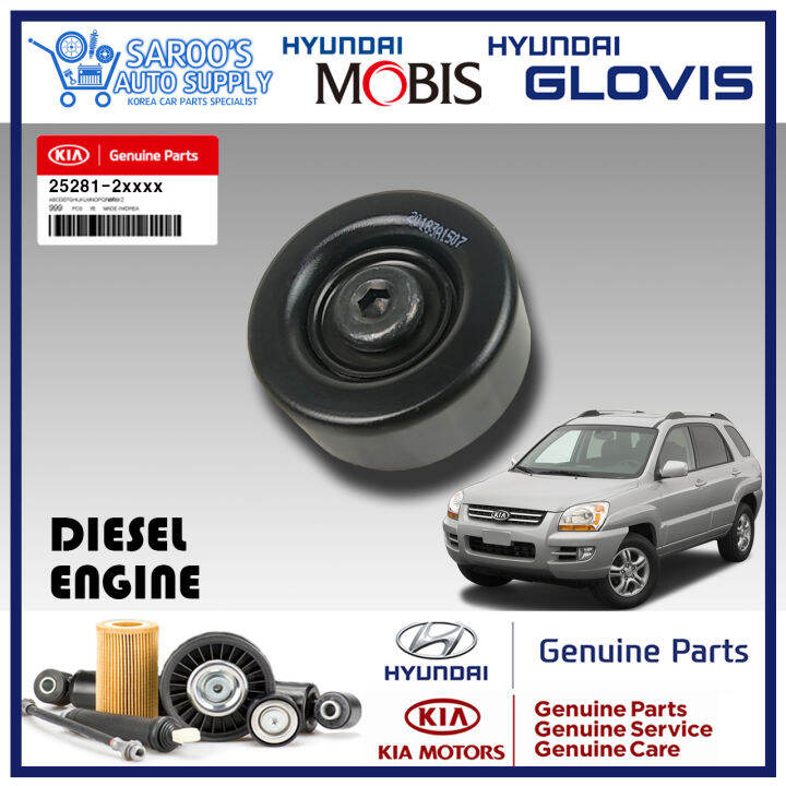 [D][Genuine] Fan Belt Idler For Kia Sportage , 20042009 , Diesel