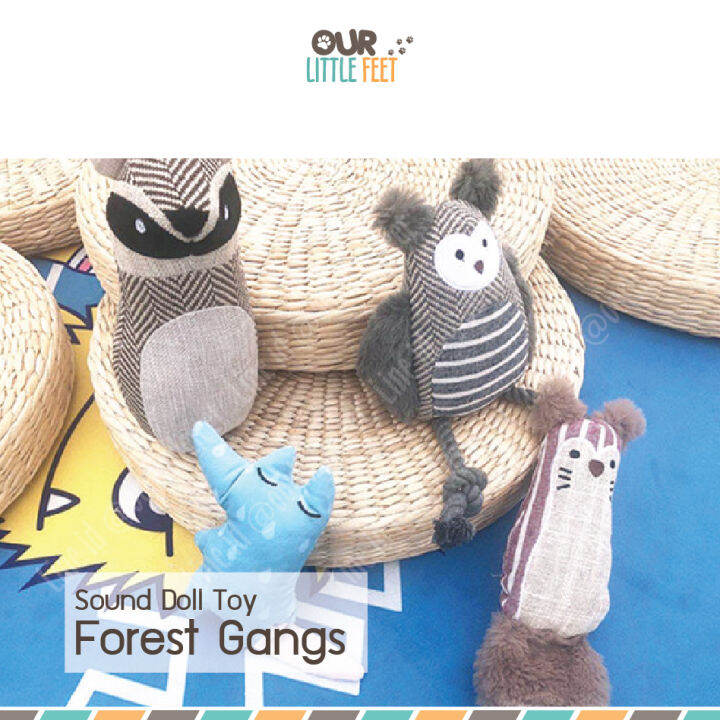 ตุ๊กตาสำหรับน้องหมา-รุ่น-forest-gangs-หลากหลายtexture-มีเสียง