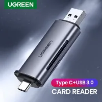 UGREEN Card Reader 2in1 Card Reader TypeC USB3.0 Support SD TF OTG for Computer Notebook PC Can be used for both computers, notebooks, mobile phones, Hu