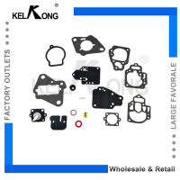 KELKONG Carburettor Gasket Kit สำหรับ Mercury Mariner 18HP 20HP 25HP 2จังหวะ Outboard