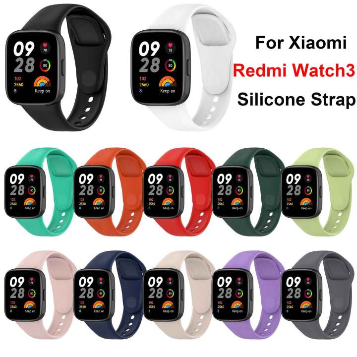 Dây Đeo Đồng Hồ Bằng Silicon Cho Xiaomi Redmi Watch 3Strap Vòng Đeo Tay  Thông Minh Dây Đeo Tay Thay Thế Cho RedMi Watch3 Band