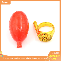 【Youer】 Squirt Ring แหวนน้ำยุ่งยากของเล่นฉีดแหวนน้ำสเปรย์น้ำตลก gags และตลกจริงของเล่น squirtring