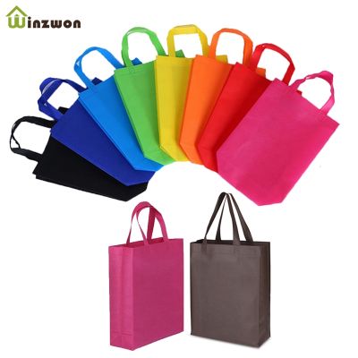 【YF】۩₪✿  20pcs Reusable Tote with Handles for kids Birthday Snacks Decoration Supplies Multi-use bag