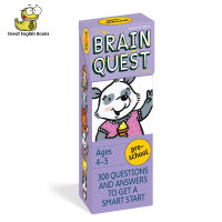 (In Stock) พร้อมส่ง Brain Quest Preschool Q&amp;A Cards Ages 4-5 กล่องม่วง : 300 Questions and Answers to Get a Smart Start. Curriculum-based! Teacher-approved! (Brain Quest Decks) Cards – May 1, 2012  Product details