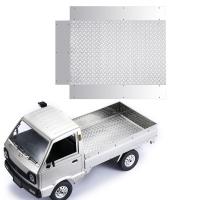 Wpl-D12 110 Suzuki Carry Rc Minivan Truck Rear Compartment Decoration Platemetal Stickermetal Anti-skid Plate