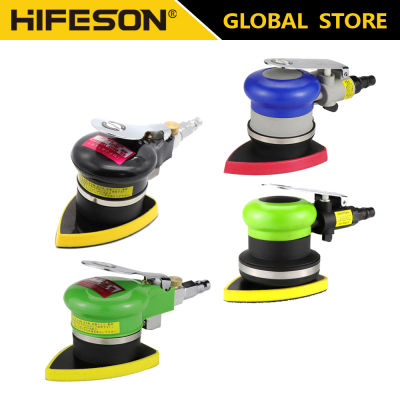 HIFESON นิวเมติก Sander Air Sander เครื่องขัดเครื่องมือ70X100mm สามเหลี่ยมภายในรถเครื่องขัดที่นั่งเครื่องบดไม้ Air เครื่องมือขัด