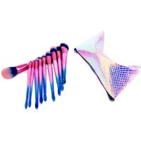 10 Pieces of Makeup Brush Eye Shadow Blush Foundation Makeup Brush Professional Face Makeup Tool