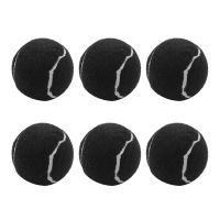 6Pcs Pack Tennis Balls Wear-Resistant Elastic Training Balls 66mm Ladies Beginners Practice Tennis Ball