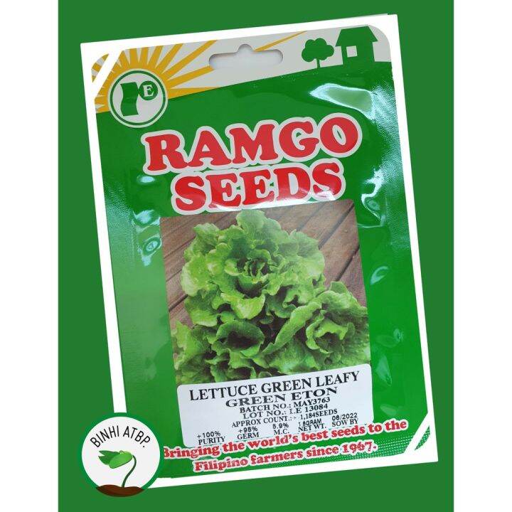 Ramgo Lettuce Leafy Green Eton Seeds Lazada PH
