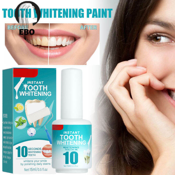 EBO Tooth Paint 15ml Instant Tooth Whitening Paint Tooth Stain Removal ...