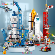 Lego Tên Lửa LêAnh Shop Mô hình tàu vũ trụ cõ lớn 500pcs đồ chơi lắp ráp